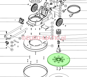 TALERZ PAD NUF (217129) (329095) Numatic