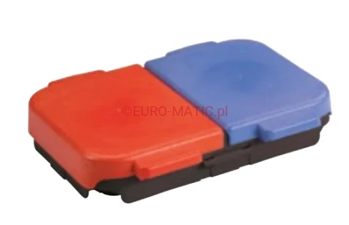 Numatic 910621 zestaw dzielonych pokryw 140 L, czerwona i niebieska