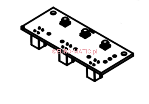 Płytka sterująca PCB w rękojeści Numatic TTB 4045 4555