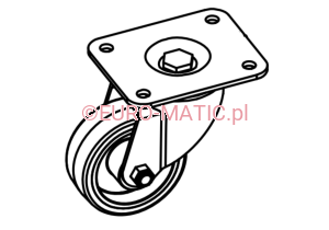 KOŁO SKRĘTNE TTB 6652T WZMOCNIONE (206728 AL) Numatic