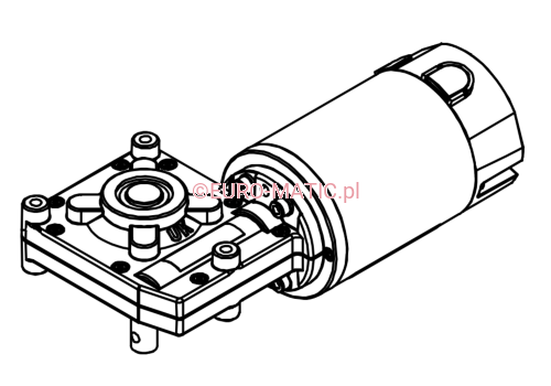 Przekładnia z silnikiem 24V DC do Numatic TTB 3450