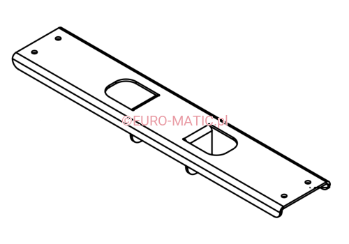 Metalowa belka uchwytu mocowania ssawy Numatic TTV 5565
