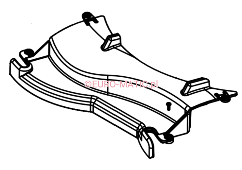 Przednia osłona stołu szczotek Numatic TGB 8572