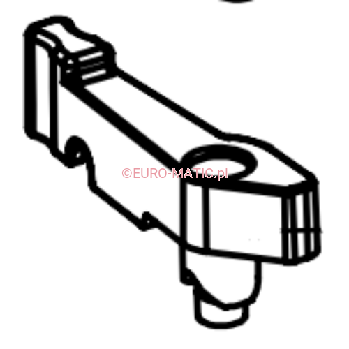 DŹWIGNIA REGULACJI WYSOKOŚCI RĘKOJEŚCI CZERWONA