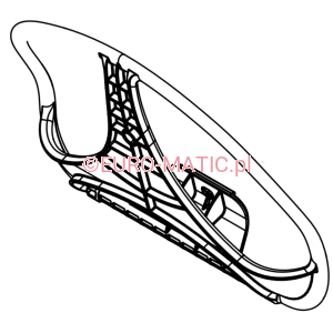 DŹWIGNIA URUCHAMIANIA MASZYNY TGB (CZERWONA) (902325) Numatic