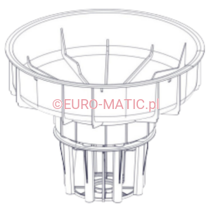 KOSZ Z OTWOREM DO CT/GVE 370 KOMPLET (502036) (502034) Numatic