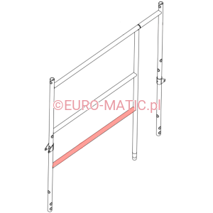 #PRZEDNI STELAŻ DO WÓZKA NKT20/21/22FF (418904) Numatic
