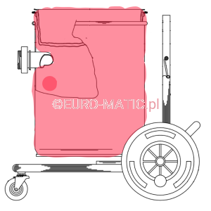 ZBIORNIK DO NTD 752 SREBRNY (400136) Numatic