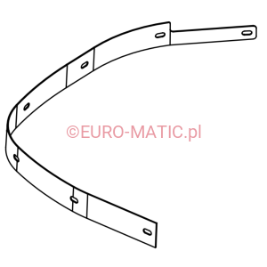 TAŚMA MONTAŻOWA OSŁONY ANTYBRYZGOWEJ KRÓTKA (392115) (392371) Numatic