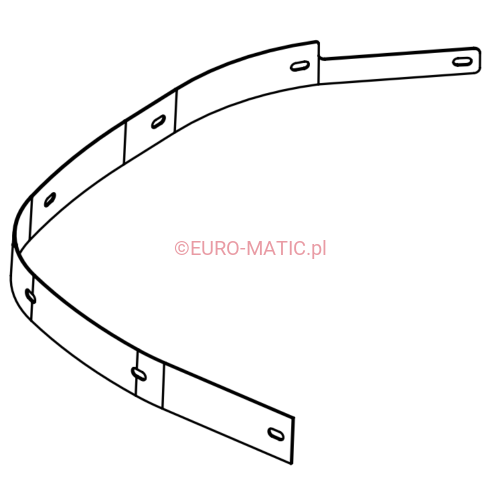 TAŚMA MONTAŻOWA OSŁONY ANTYBRYZGOWEJ KRÓTKa