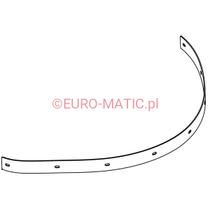 BLACHA DO GUMY ANTYBRYZGOWEJ TTV 4555 (DŁUGA) (392288) Numatic