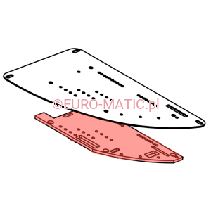PLASTIKOWA PŁYTKA MOCUJĄCA PŁYTĘ STERUJĄCĄ PCB VARIO (392151) Numatic