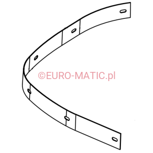 TAŚMA MONTAŻOWA OSŁONY ANTYBRYZGOWA KRÓTKA (392371) (392115) Numatic