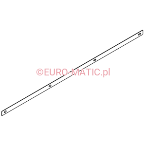LISTWA MOCUJĄCA METALOWA GUMY ANTYBRYZGOWEJ DO VARIO (329843) Numatic