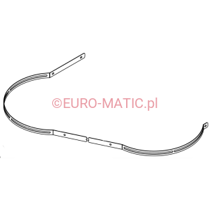 LISTWA METALOWA OSŁONY SZCZOTEK DO TTB 6652ST (329715) Numatic