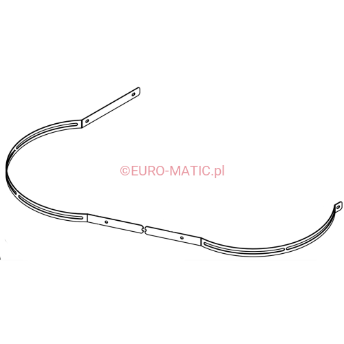 LISTWA METALOWA OSŁONY SZCZOTEK DO TTB 6652ST