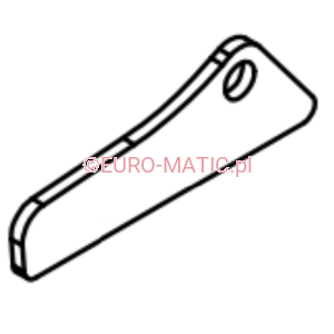 BLACHA BLOKADY REGULACJI PEDAŁU DO TTB 6652T (329572) Numatic