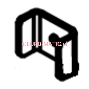 UCHWYT METALOWY OGRANICZNIKA GUMOWEGO (329231) Numatic