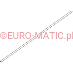 Wężyk dł. 760 mm silikonowy Numatic 329122 do szorowarek bateryjnych TTB i kablowych TT