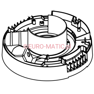 GÓRNY ELEMENT OBUDOWY GŁOWICY DO CT SILNIK LAMB (325506) Numatic