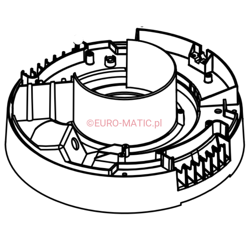 GÓRNY ELEMENT OBUDOWY GŁOWICY DO CT SILNIK LAMB