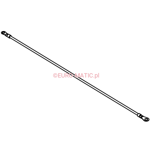 CZARNY PRZEWÓD Z ZACISKIEM PIERŚCIENIOWYM M5/M6