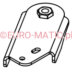 Uchwyt kółka ssawy lewy Numatic 304522 do szorowarek bateryjnych TTB/TGB i kablowych TT