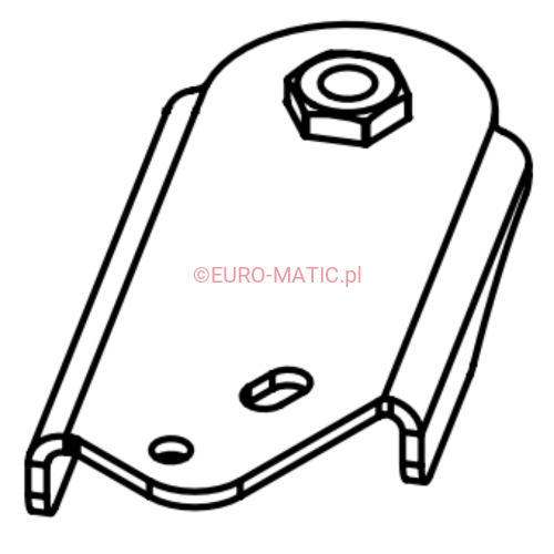 UCHWYT TRZYMANIA KOŁA SSAWY LEWY