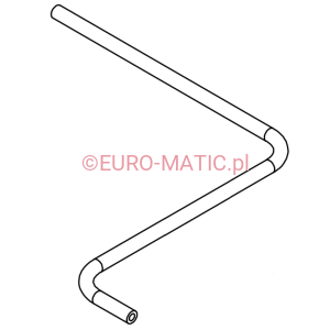 RURKA SILIKONOWA 720 X 8 X 3.2 mm DO TT 4045/55 (304434) Numatic