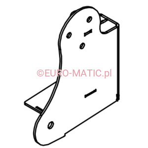 METALOWY ELEMENT RAMY MOCUJĄCY RĘKOJEŚĆ LEWY (304425) Numatic