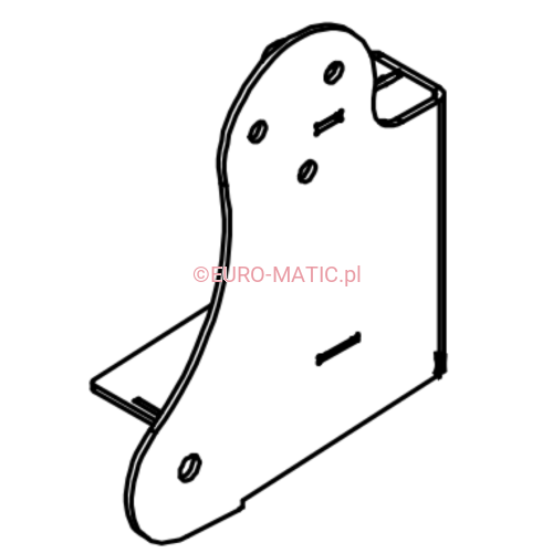 METALOWY ELEMENT RAMY MOCUJĄCY RĘKOJEŚĆ LEWY