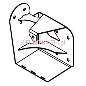 METALOWY ELEMENT RAMY MOCUJĄCY RĘKOJEŚĆ PRAWY (304424) Numatic