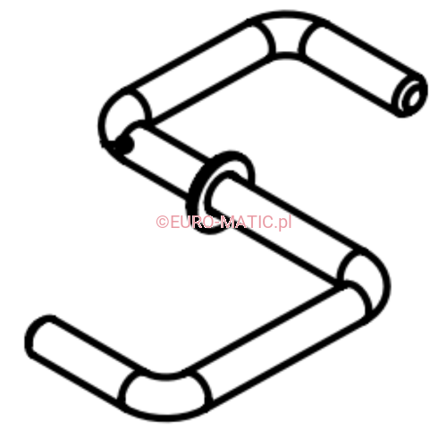 DŹWIGNIA BLOKUJĄCA PODNIESIONĄ SZCZOTKĘ