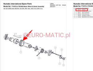 [cena specjalna] KOŁO TRAKCJI DO TTV 678/TRO 650 (208145)