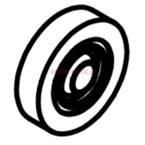 KOŁO 100mm ODBOJOWE SSAWY
