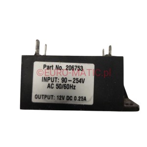 TRANSFORMATOR ZASILAJĄCY WENTYLATOR (206753) Numatic
