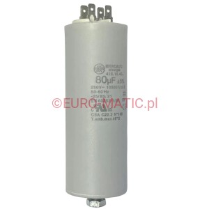 KONDENSATOR 80mF PRACA DO MASZYN 120V Numatic 208211