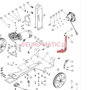 Uchwyt podnoszący ssawę Numatic TT1840 TTB1840 903926