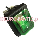 Wyłącznik zielony podświetlany Numatic 270146 do szorowarek kablowych TT