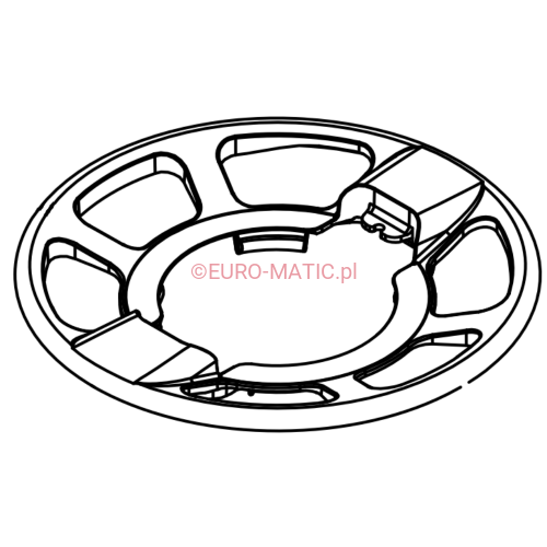 TARCZA ZWIJACZA DO NVH 180 NIEBIESKA