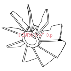 WENTYLATOR SILNIKA NLL 332 (229686) Numatic