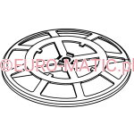 Stelaż filtra do odkurzaczy Numatic NVQ, WV i innych 209050