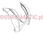 Osłona środkowa głowicy szczotek Numatic 914002 do NUC 244NX