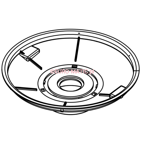 DEKIEL GÓRNY FILTRA NA MOKRO BEZ OTWORU NA SONDĘ