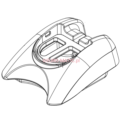 GÓRNY NIEBIESKI ZBIORNIK DO TT 6650