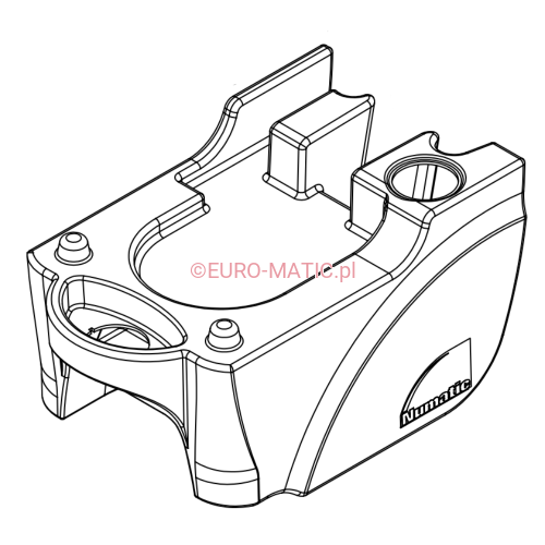 NIEBIESKI DOLNY ZBIORNIK TTB 3450