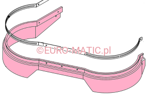 #OSŁONA ANTYBRYZGOWA DO TTB 6652TS MODEL Z RANTEM Numatic 206829