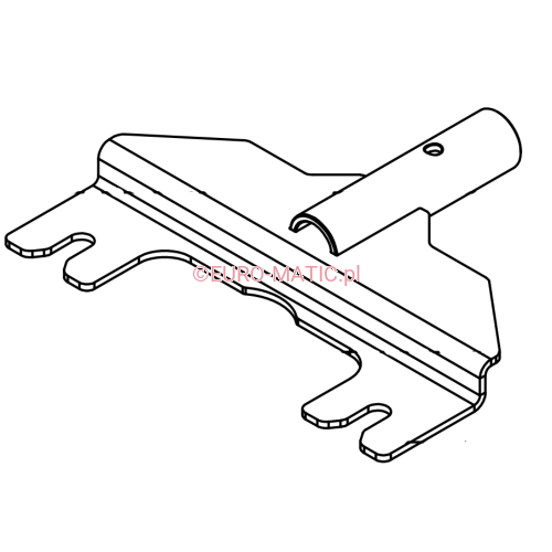 UCHWYT METALOWY ZAGIĘTY SSAWY 3450/4550 Numatic 303871