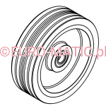 KOŁO TYLNE DO VARIO Numatic 206939