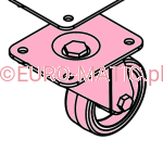 KOŁO TYLNE Z ZAMOCOWANIEM DO TTB 6652T Numatic 204116